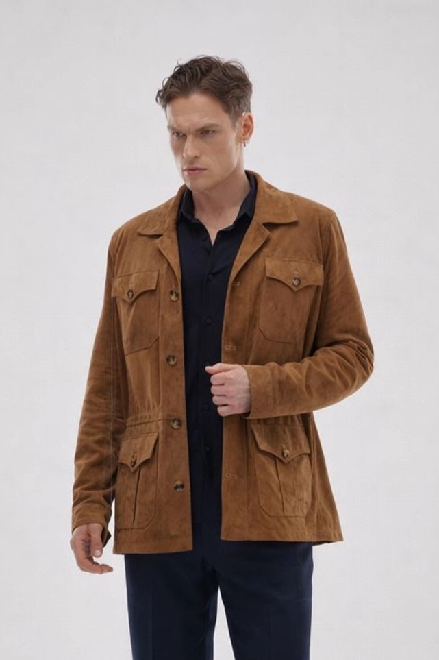 RIDGE – Suede Safari Jacket