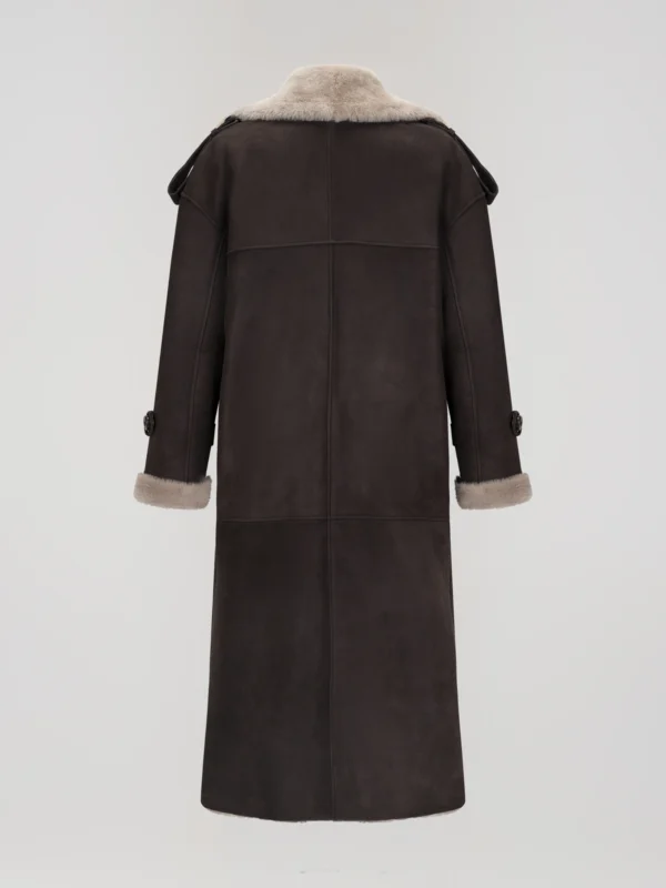 VEIL – Full Shearling Suede Coat