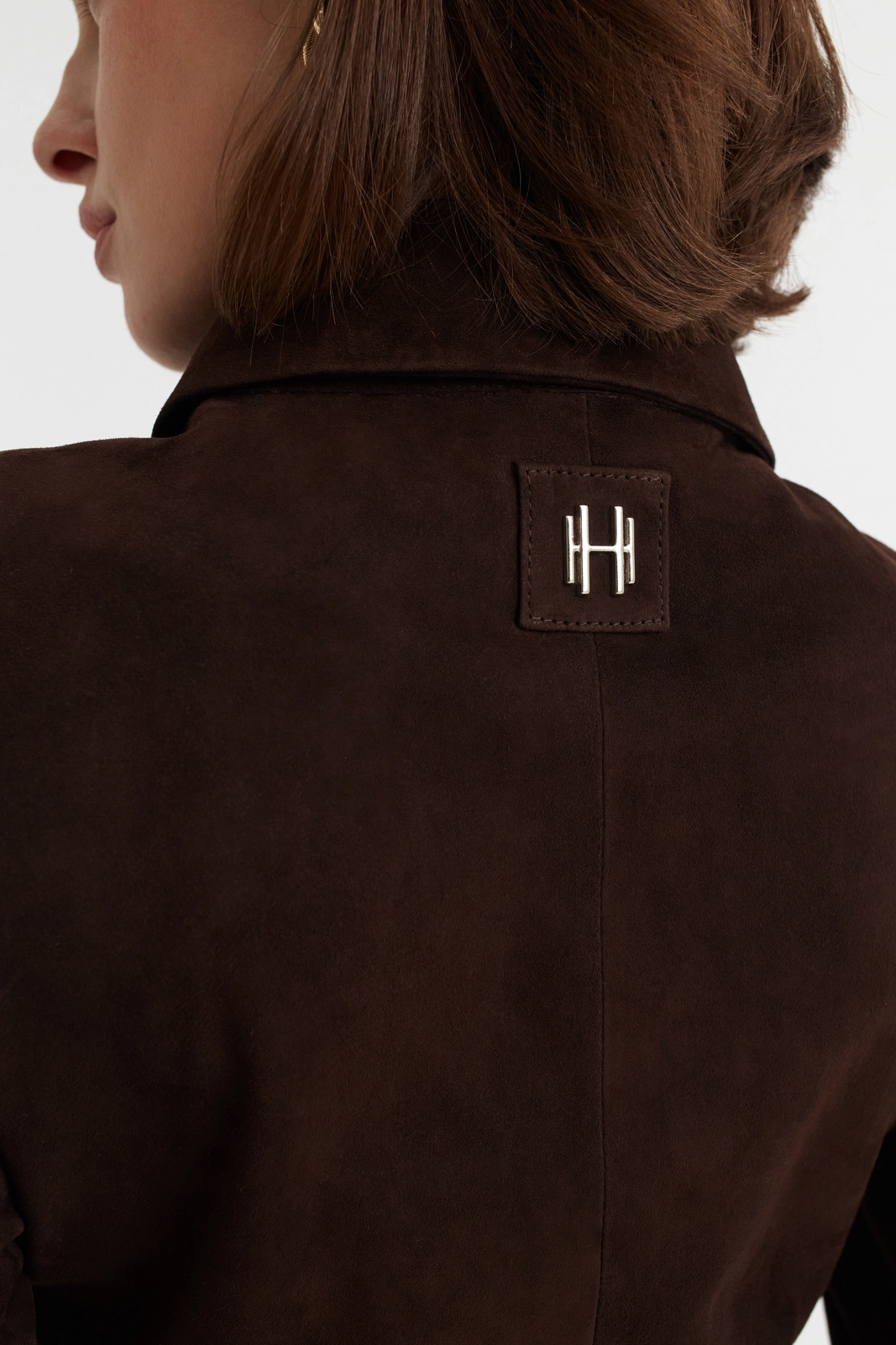 SOFT STRUCTURE – Pure Lamb Suede Dress