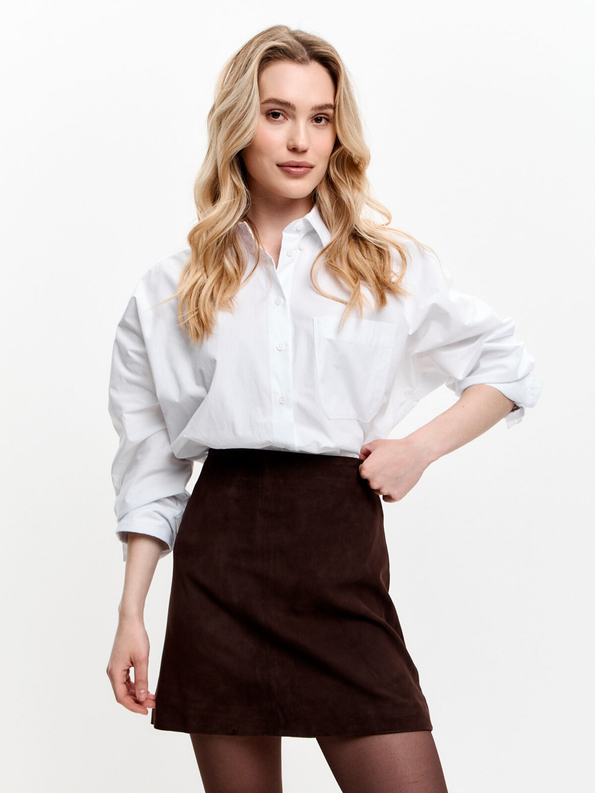 TEMPT – Çan Tipi Mini Süet Etek